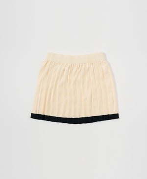 Go For It! Pleated Knitted Skirt