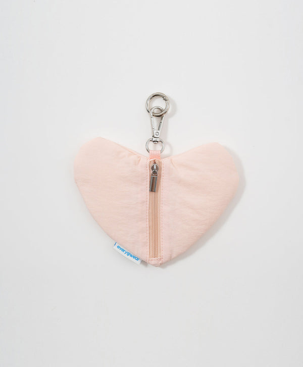 Peekaboo Heart Pouch Bag Charm