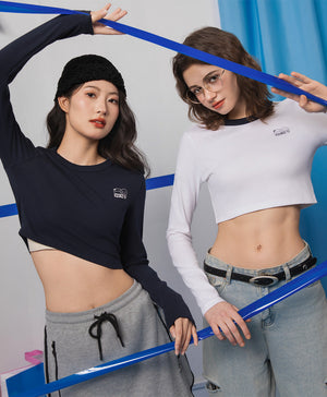 Dream Squad Long Sleeve Crop Tee