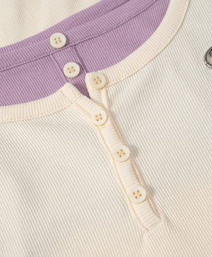 Dream Squad Fake 2-piece Short Sleeve Top