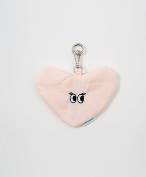 Peekaboo Heart Pouch Bag Charm