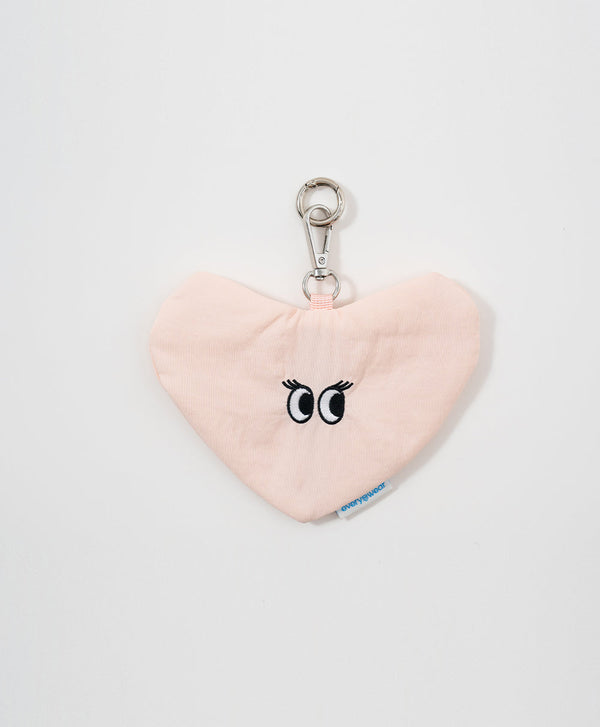 Peekaboo Heart Pouch Bag Charm