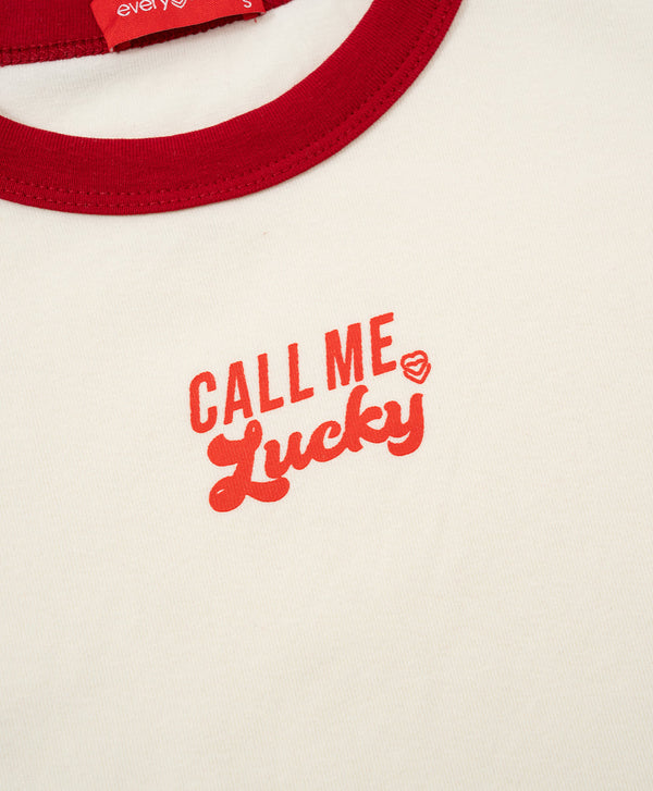 Call Me Lucky Baby Tee