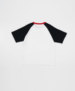 Call Me Lucky Raglan Sleeves Relaxed Fit Tee