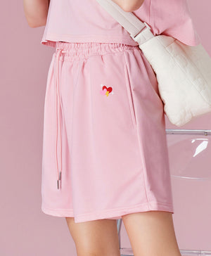 Peachy Social Sweatshorts