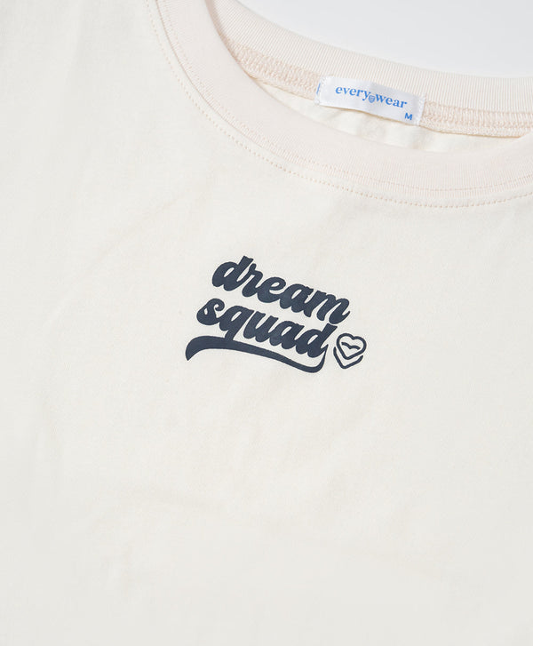 Dream Squad Relaxed Fit Crop Tee