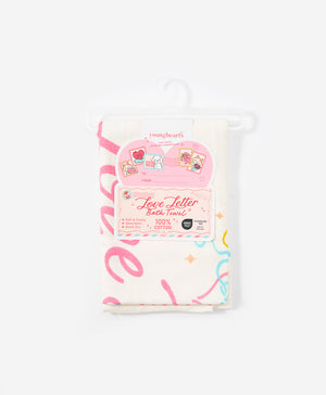 Love Letter From The Cutest Town Cotton Muslin Bath Towel (1pc)