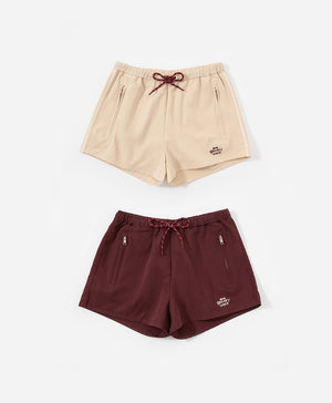 Call Me Lucky Drawstring Shorts