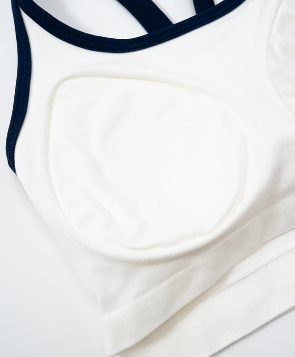 I am Padded! Contrast Trim Ribbed Padded Vest