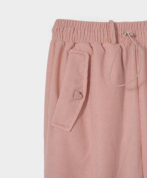 Dream Squad Waffle Long Pants with Drawstring