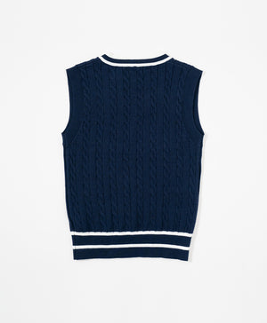 Go For It! Knitted Sleeveless Vest