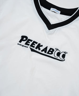 Peekaboo V- neck Oversized Sweatshirt