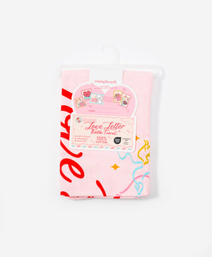 Love Letter From The Cutest Town Cotton Muslin Bath Towel (1pc)