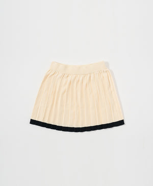 Go For It! Pleated Knitted Skirt