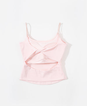 I am Padded! Hollow Back Cami Padded Top