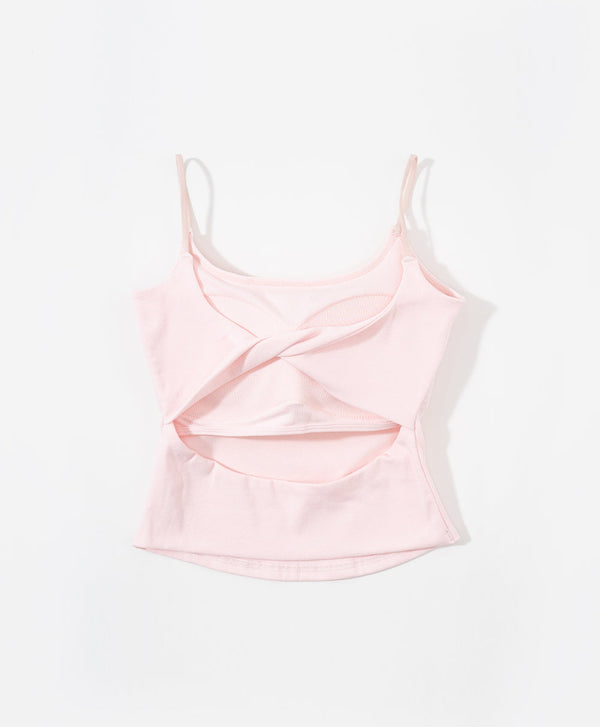 I am Padded! Hollow Back Cami Padded Top