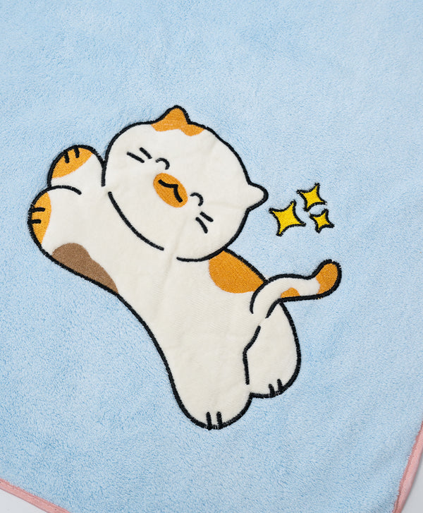 Meowndering Cookies Polyester Bath Towel (1pc)
