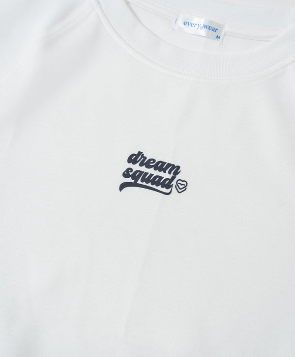 Dream Squad Oversized Raglan Short Sleeves Tee