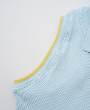 Pickle Me Zip-Up Sleeveless Polo Vest
