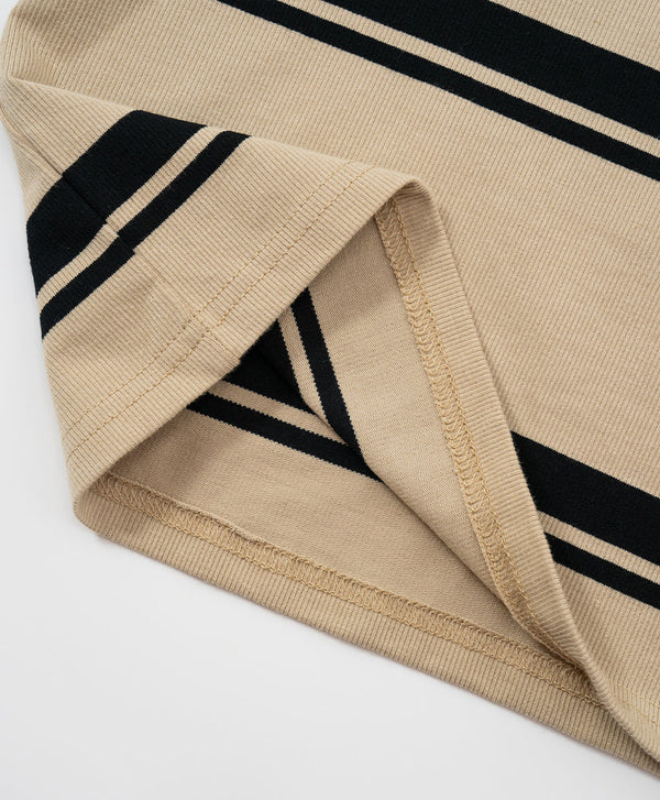 Peekaboo Striped Polo Shirt