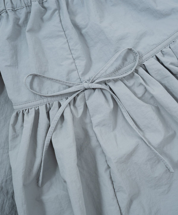 Peekaboo Bubble Maxi Skirt