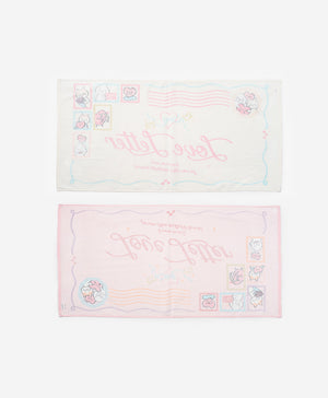Love Letter From The Cutest Town Cotton Muslin Bath Towel (1pc)