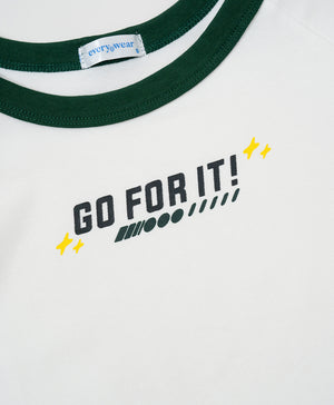 Go For It! Raglan Baby Tee