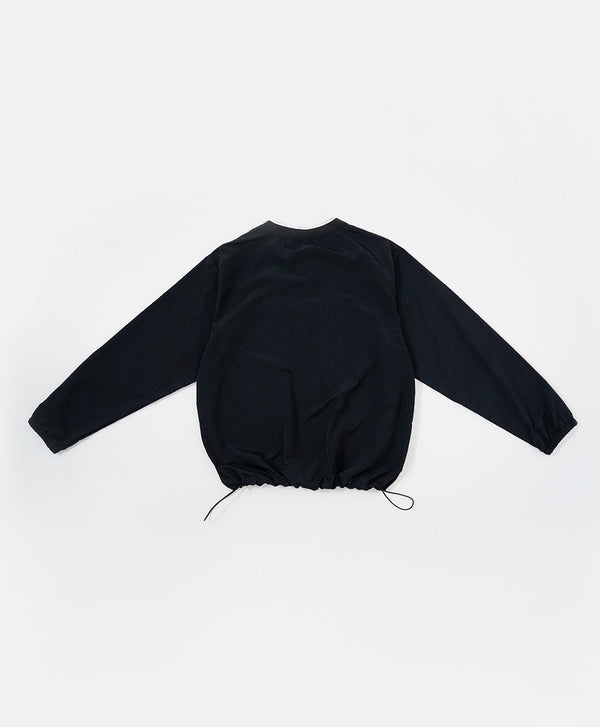 Peekaboo V- neck Oversized Sweatshirt