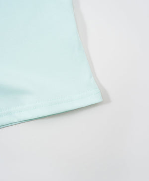 Peekaboo Relaxed Fit Raglan Crop Tee