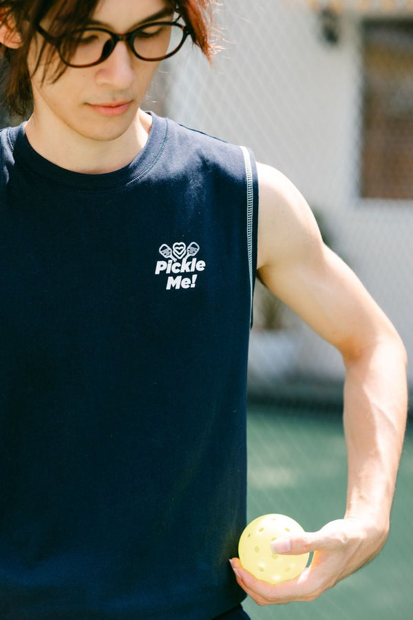 Pickle Me Unisex Crew Neck Sleeveless Tee
