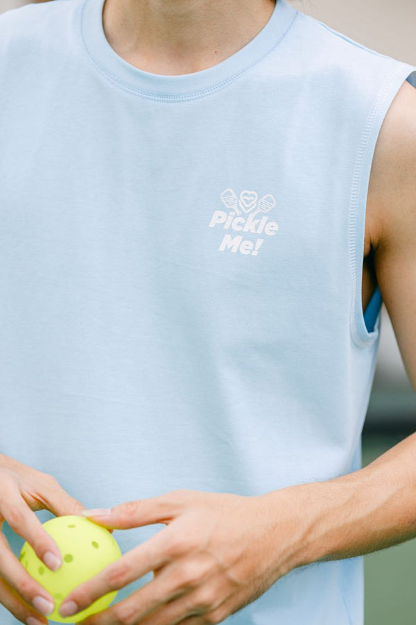 Pickle Me Unisex Crew Neck Sleeveless Tee