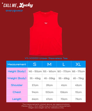 Call Me Lucky Unisex Sleeveless Tee