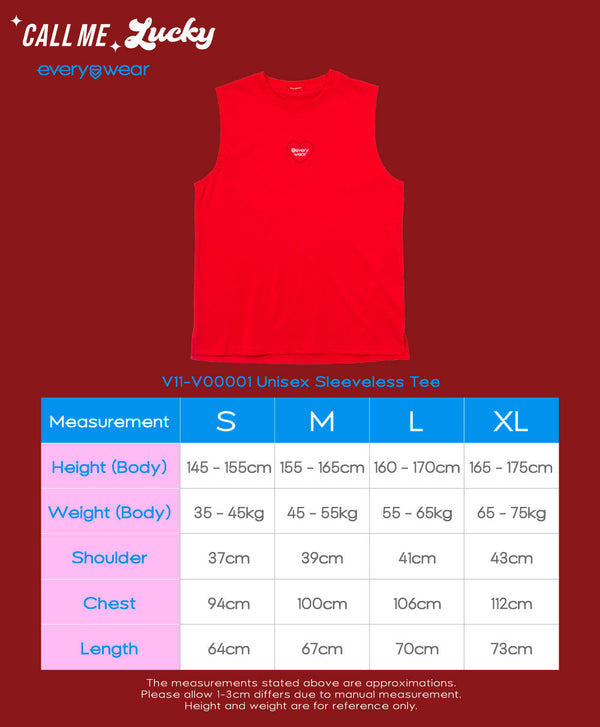 Call Me Lucky Unisex Sleeveless Tee