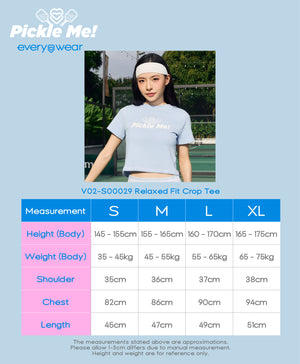 Pickle Me Short Sleeves Relaxed Fit Crop Tee