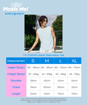 Pickle Me Unisex Crew Neck Sleeveless Tee
