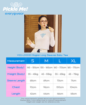 Pickle Me Long Sleeve Raglan Baby Tee