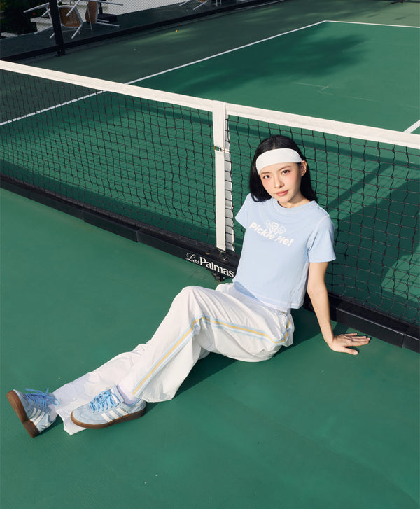 Pickle Me Short Sleeves Relaxed Fit Crop Tee