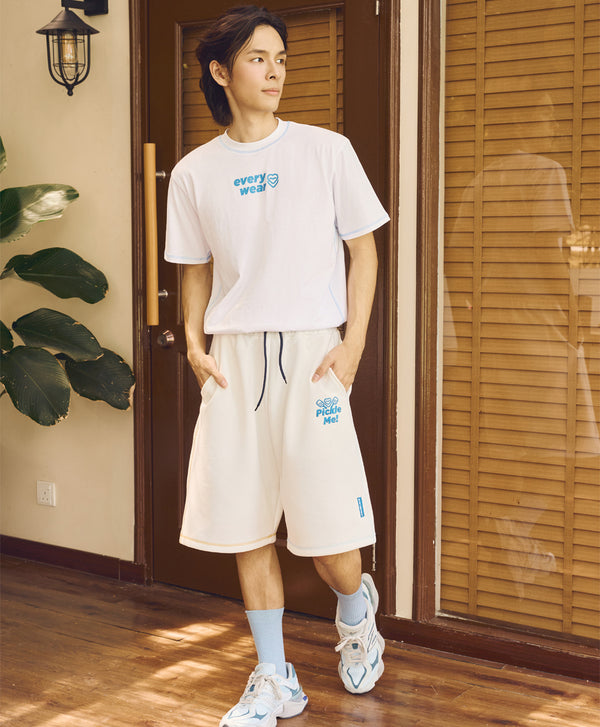 Pickle Me Men‘s Contrast Drawstring Sweatshorts