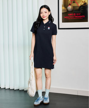 F.H.C Short Sleeves Polo Tee Dress