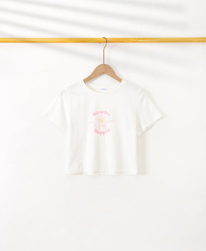 Chasing Dreams Relaxed Fit Crop Tee