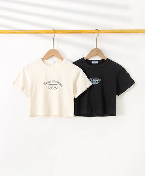 Chasing Dreams Tight Fit Crop Tee