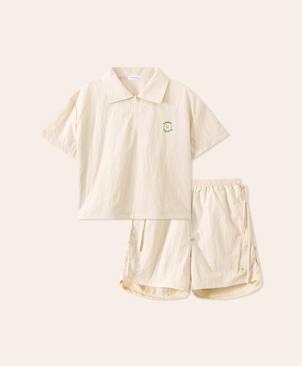 Smiling Every.wear Cargo Ribbon Bow Shorts