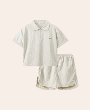 Smiling Every.wear Cargo Ribbon Bow Shorts