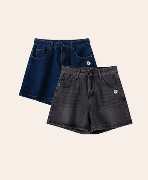 Smiling Every.wear Denim Shorts