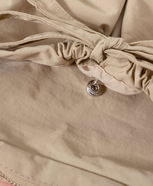 Smiling Every.wear Ribbon Drawstring Shoulder Tote