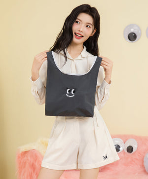 Peekaboo Foldable Eco Bag with Storage Pouch