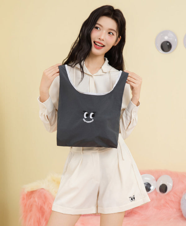 Peekaboo Foldable Eco Bag with Storage Pouch