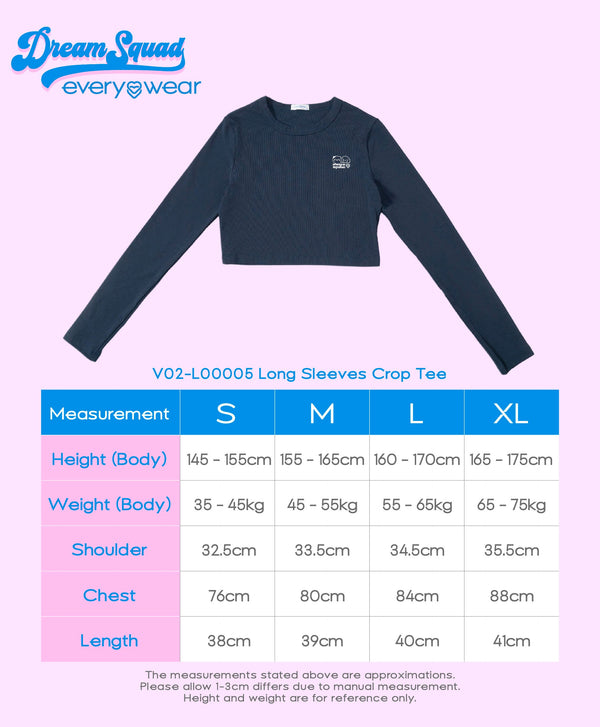 Dream Squad Long Sleeve Crop Tee