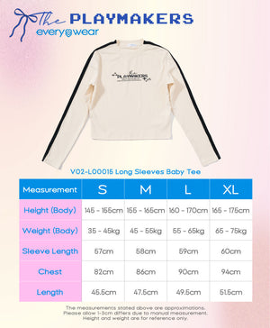 The Playmakers Long Sleeves Baby Tee