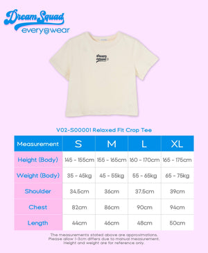 Dream Squad Relaxed Fit Crop Tee